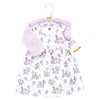 Hudson Baby Infant and Toddler Girls Cotton Dress and Cardigan Set, Garden Fairies - 2 of 4