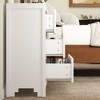 FUFU&GAGA White 3-Drawer Chest Dresser for Bedroom - 3 of 4