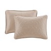 NicBex Reversible Twin Size Comforter Set Casual Bedding Set Quilt Set with Patterned Quilting 1 Quilt, 2 Pillow Shams, Machine Washable, khaki - 2 of 4