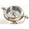 Gimbaled Brass Compass on Tristand – Silver Finish – 8.5 Inch Nautical Display By Old Modern Handicrafts - 4 of 4