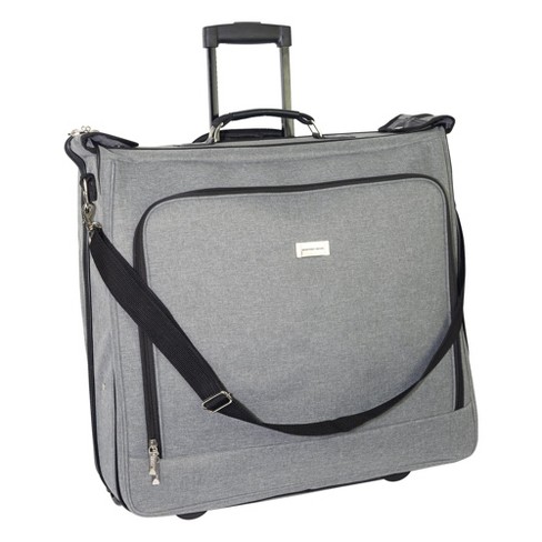 WallyBags  45” Premium Rolling Garment Bag with multiple pockets