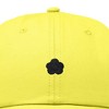 Dalix Lil Flower Embroidered Cotton Cap Outdoor Dad Hat Womens - 2 of 4