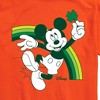 Men's - Disney - Mickey Green Rainbow Short Sleeve Graphic T-Shirt - 2 of 4