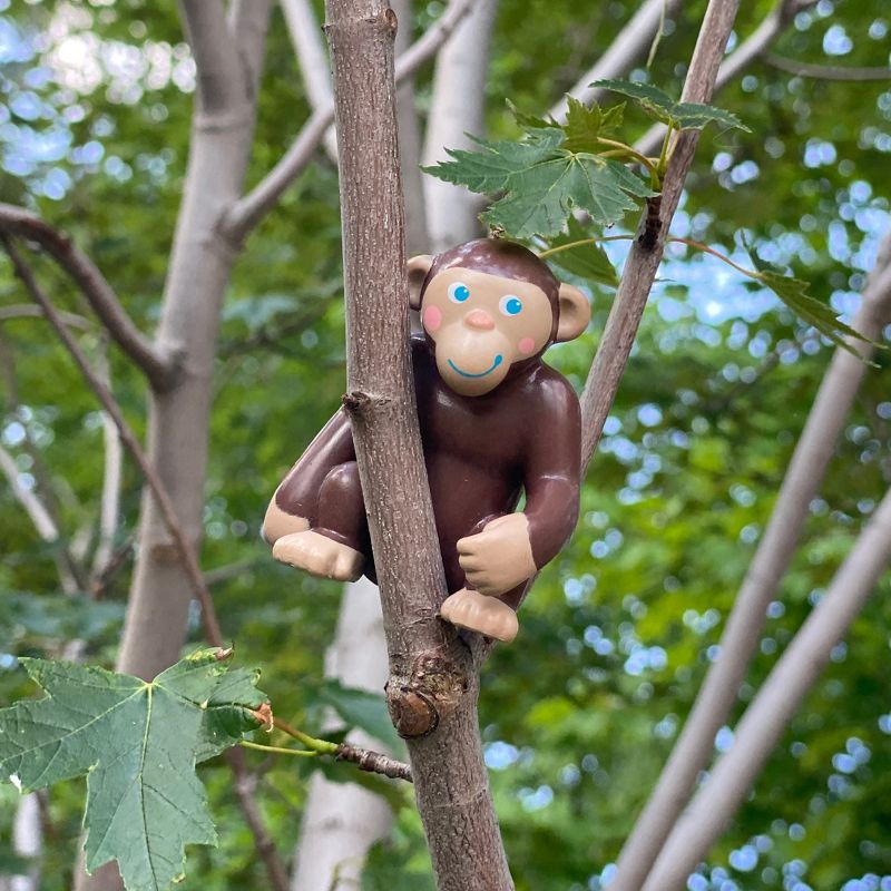 HABA Little Friends Monkey - Chunky Plastic Zoo Animal Toy Figure (2.5" Tall), 3 of 6