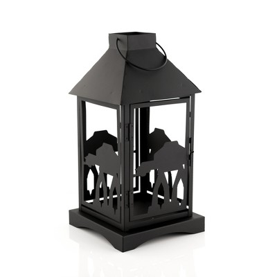 Seven20 Star Wars Black Stamped Lantern | Imperial AT-AT Walker | 14 Inches Tall