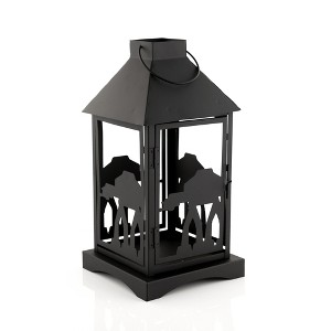Seven20 Star Wars Black Stamped Lantern | Imperial AT-AT Walker | 14 Inches Tall - 1 of 4