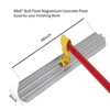 48" x 8" Concrete Bull Float - Aluminum Magnesium Alloy Concrete Finishing Tool with 3 Handle for Cement, Roads & Walls - 2 of 4