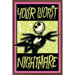 Trends International Disney The Nightmare Before Christmas - Worst Nightmare Framed Wall Poster Prints - 1 of 4