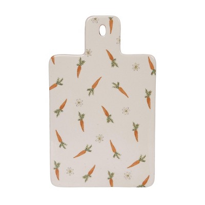Transpac Ceramic Carrots Serving Board Home Decorations Easter