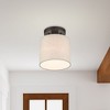 Livex Lighting Blossom 1 - Light Semi-Flush Mount in  English Bronze - 2 of 4