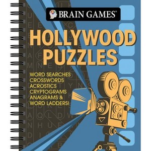 Brain Games - Hollywood Puzzles - by  Publications International Ltd & Brain Games (Spiral Bound) - 1 of 1