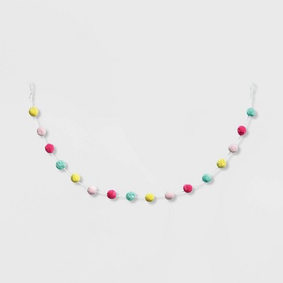 Pom Pom Garland  Baby Pink – Pigment