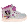 Disney Minnie Mouse Girls' Hook and Loop High Top Sneakers (Toddlers) - 2 of 4