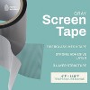 HOME INTUITION 4 In. x 15 Feet Gray  Fiberglass Window Screen Repair Tape Patch for Ripped Screen Doors and Windows - 2 of 4