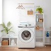 Over the Washer Storage Shelf - Brightroom™: White Steel Utility Shelves, Wall Mounted, 2 Open Shelves, 72.94" Height - 2 of 3