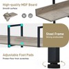 Bookcases and Bookshelves Triple Wide 5 Tiers Industrial Bookshelf, Large Etagere Bookshelf Open Display Shelves for Living Room Bedroom Home Office - 4 of 4