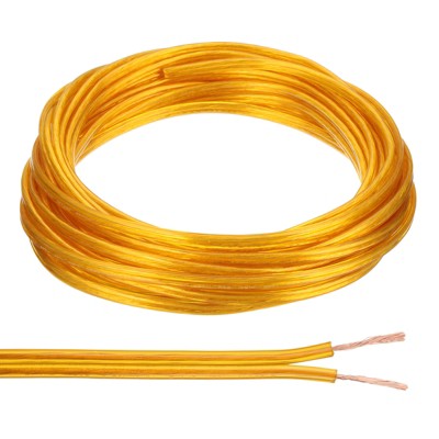 Unique Bargains Tinned Copper Insulated Heat Resistant Covered 300V SPT-1 Round Wire 18AWG