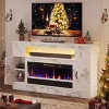 Bestier 63" Tall LED Fireplace TV Stand for TVs up to 70", Gaming Entertainment Center with 36" Fireplace for Living Room - 2 of 4
