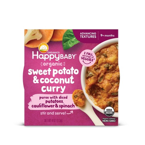 Happy Family Advancing Textures Bowl Sweet Potato & Coconut Curry Baby ...