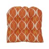 Blazing Needles, 19-inch U-Shaped Premium Outdoor Tufted Dining Chair Cushion - 2 of 2