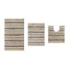 Home Weavers Glamour Collection 100% Polyester Microfiber Bathroom Rug, Non Slip Bath Mat Water Absorbent Soft Microfiber Shaggy Mat Machine Washable - 2 of 4