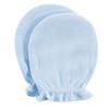 Hudson Baby Infant Boy Cotton Scratch Mittens, Foxes, 0-6 Months - 3 of 4