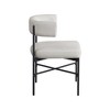Meridian Furniture,Rivage Durable Linen Textured Fabric Dining Chair, Set of 2 - 4 of 4
