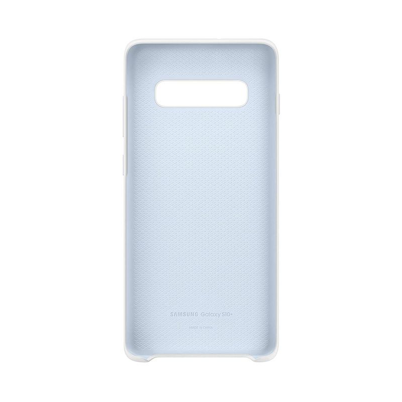 Original Samsung Galaxy S10 Plus Silicone Cover - White, 4 of 5