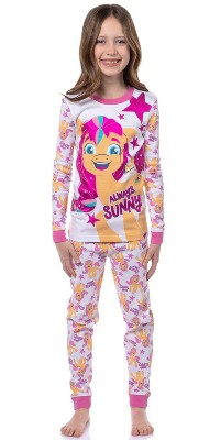 My Little Pony: A New Generation Girls' Sunny Starscout Sleep Pajama Set White