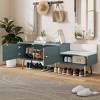 Modern Storage Bench, with Drawers & Removable Cushion, Shoe Bench, for Bedside, Living Room, Entryway, Multiple Design Styles & Color Combinations - 3 of 4