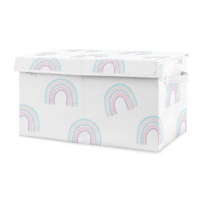 Rainbow Fabric Storage Toy Bin - Sweet Jojo Designs