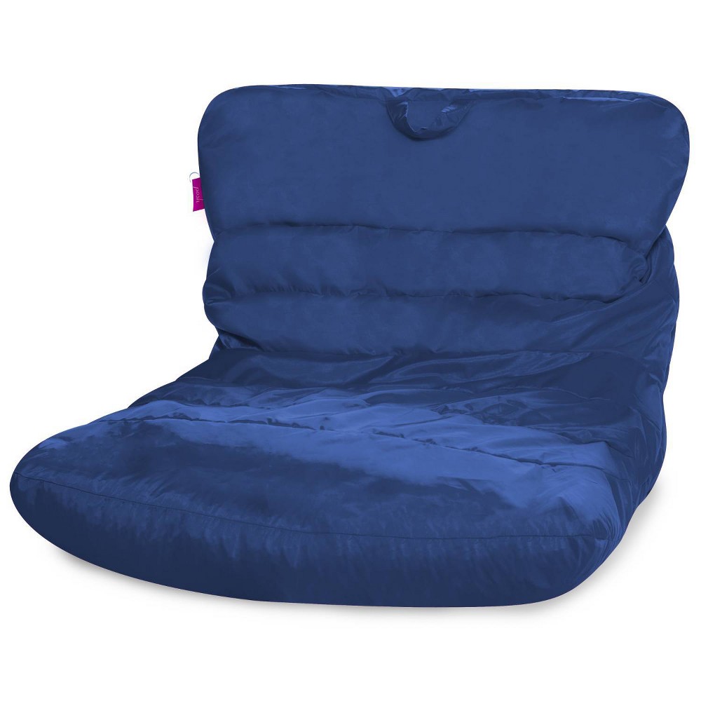 Photos - Bean Bag 27" Coronado Lounger Nylon  Chair Navy - Posh Creations
