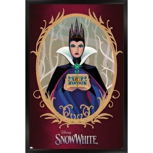 Trends International Disney Snow White: Live Action - Illustrated Evil Queen Framed Wall Poster Prints - 1 of 4