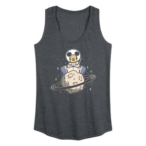 Women's - Disney - It's A Small Moon Graphic Racerback Tank - 1 of 4