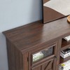LIVAREEmlen 2 Doors Cabinet Farmhouse Cabinet, Farmhouse TV Stand Barn Design,Modern Farmhouse TV Media Stand 60.23"W*15.35"D*31.7"H - 3 of 4