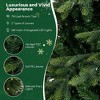 Resenkos 6-Foot Pre-Lit Artificial Christmas Tree with Warm White LED Lighting - Green - 3 of 4