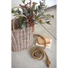 Wicker Storage Baskets – Set of Two Tall Oval Decorative Pieces by Kalalou - 2 of 3