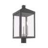 Livex Lighting Nyack 3 - Light Post Light in  Scandinavian Gray - 4 of 4