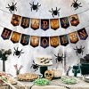 Racxily Happy Halloween Banner and Hanging Spider Garland Trick or Treat Banner Sign Happy Halloween Paper Banner - 3 of 4
