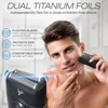 HUMMINGBIRD MK2 Compact Foil Shaver – No Nick, No Cut, No Razor Burn Face Shaver for Men, USB Dual Foil Flex Head Electric Razor, Facial Groomer - 2 of 4