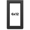 PosterPalooza | Panoramic Flat Black Picture Frame - UV Acrylic, Foam Board Backing, Hanging Hardware - 2 of 4