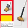 MEEDEN Paint Brushes, 12 Pcs Acrylic Brush, Paint Brushes for Acrylic Painting, Paint Brush for Acrylic, Gouache Paint Brushes - 4 of 4