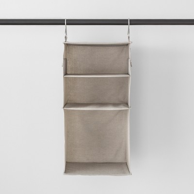 Photo 1 of 3 Shelf Hanging Fabric Storage Organizer Light Gray - Made By Design™---dirty 