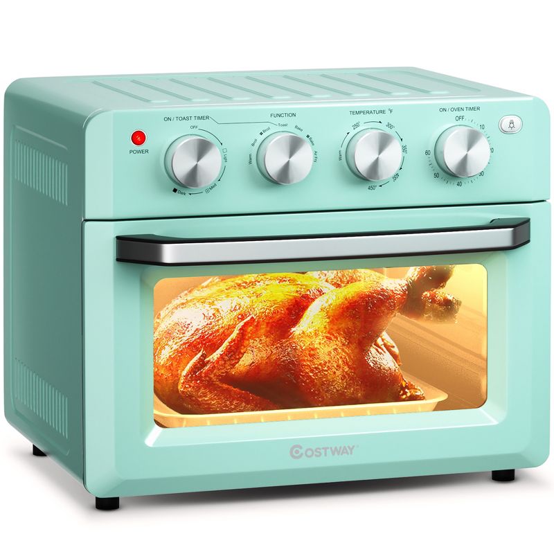 Costway 7-in-1 Air Fryer Toaster Oven 19 QT Dehydrate Convection Ovens w/ 5 Accessories, 1 of 11