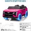 24V Adventure Kids Ride-On Truck w/ Parent Remote - 2 Seaters Electric Car w/ Safe-Stop Tech, Wireless Tunes & LED Lights for Ages 3-7 - 4 of 4