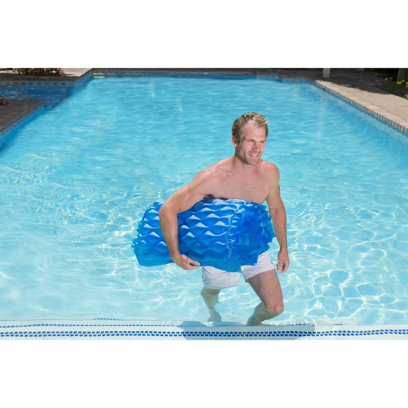 Poolmaster Roll &#39;N Go Swimming Pool Mattress Float - Blue, 2 of 6