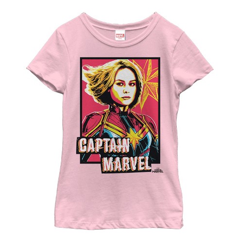 Pink marvel hot sale shirt