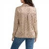 Women's Having a Ball Foiled Blouse - Mazik - 2 of 3
