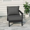 WestinTrends  Avalon Outdoor Patio HDPE Right Arm Facing Sectional Corner Club Chair with Patio Cushions - 2 of 4