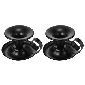 Unique Bargains Table Centerpiece Party Retro Iron Taper Simple Decorative Candle Holders - 1 of 4